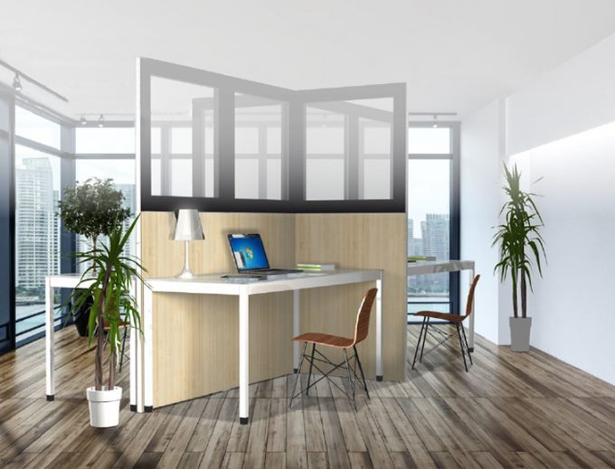 Office dividers and plexiglass desk dividers for COVID19