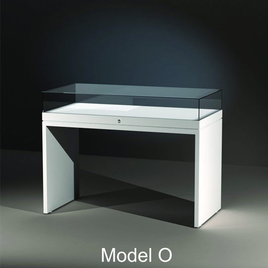 Table Display Cases - model O