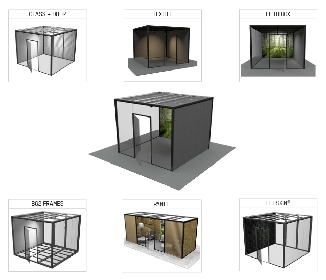 beMatrix Pop-IN interior spaces