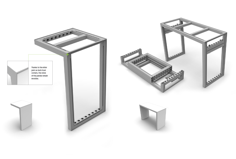 beMatrix iZi Meubles modulaires