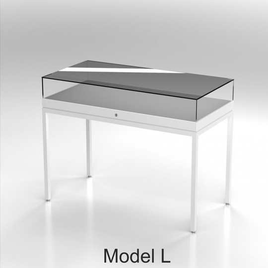 Table display case for museums
