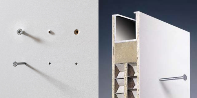 Nailable Surface and Longitudinal Cross-Section of the Panel