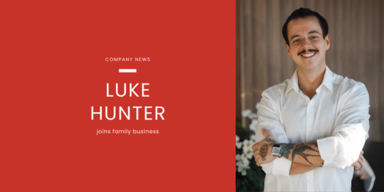 Luke Hunter joins family business: Hunter Expositions 1 LUKE-HUNTER