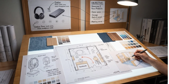 design of small trade show booth design of small trade show booth